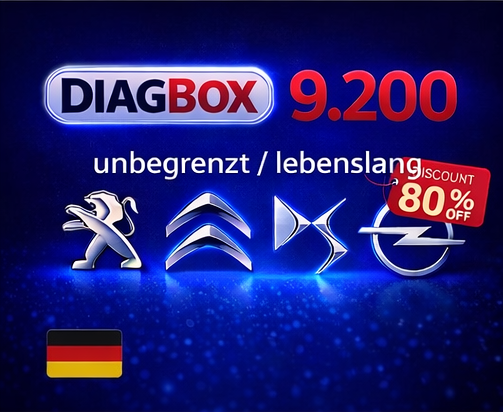 Herunterladen Diagbox 9.200 – Professionelle PSA-Diagnosesoftware (Peugeot, Citroën, DS, Opel) - DE