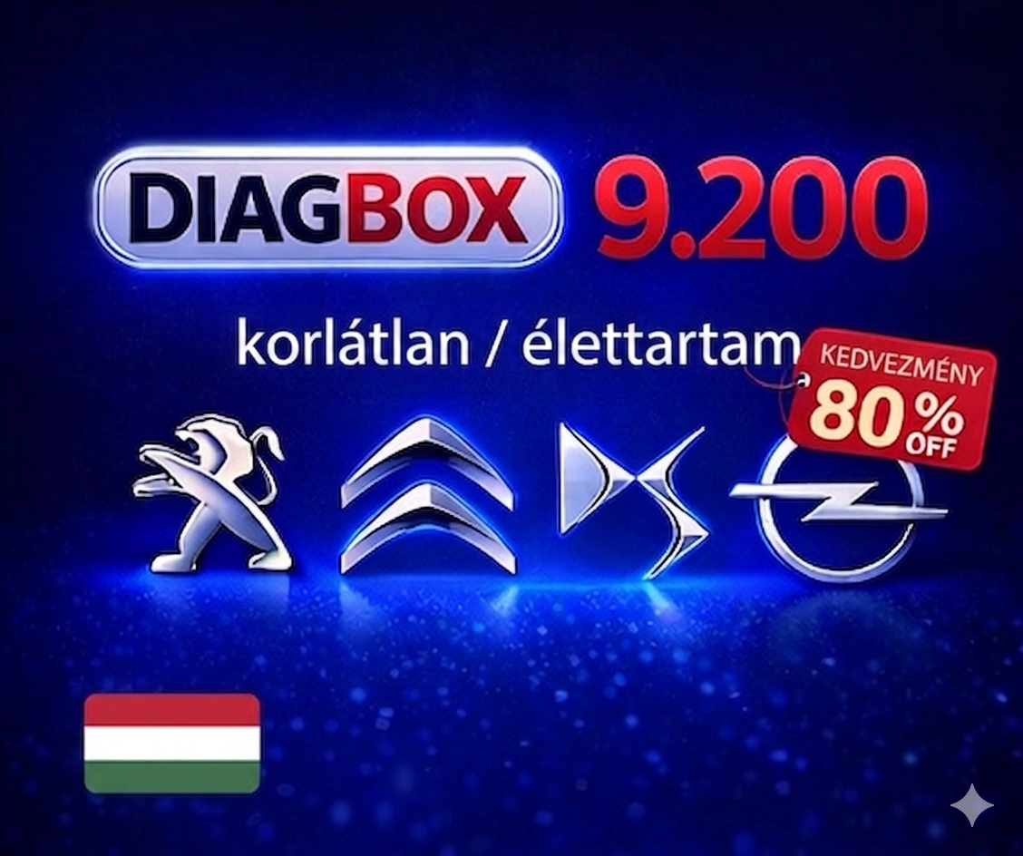 Letöltés Diagbox 9.200 – Professzionális PSA diagnosztikai szoftver (Peugeot, Citroën, DS, Opel)