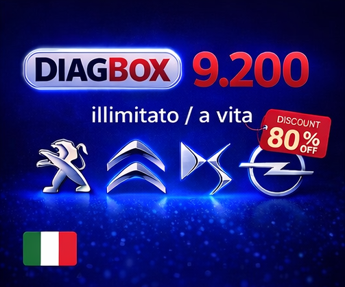 Scarica Diagbox 9.200 – Software Diagnostico Professionale PSA (Peugeot, Citroën, DS, Opel) - IT
